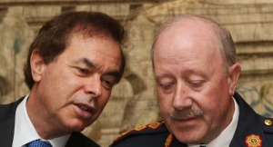 Minister Alan Shatter and former Commissioner Martin Callinan